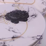 ست صبحانه خوری 4 نفره ترک برند آجار ACAR مشکی - Image 4