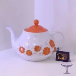 قوری رنگی گلدار