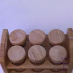 جا ادویه تخت سبدی 6 تایی بامبو - Image 4