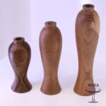 گلدان ساغر چوب گردو