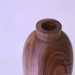 گلدان ساغر چوب گردو - Image 2
